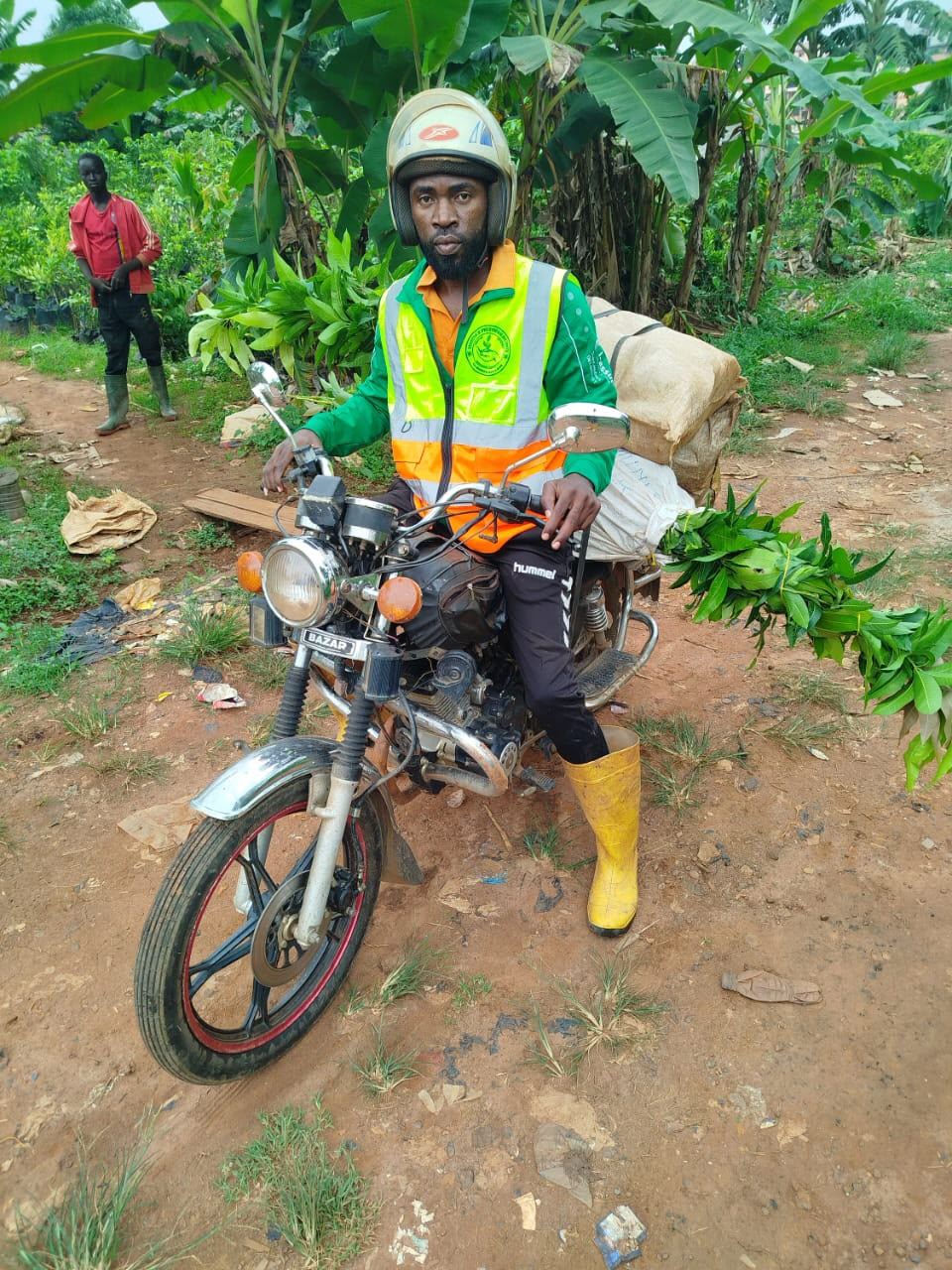 Livraison à moto